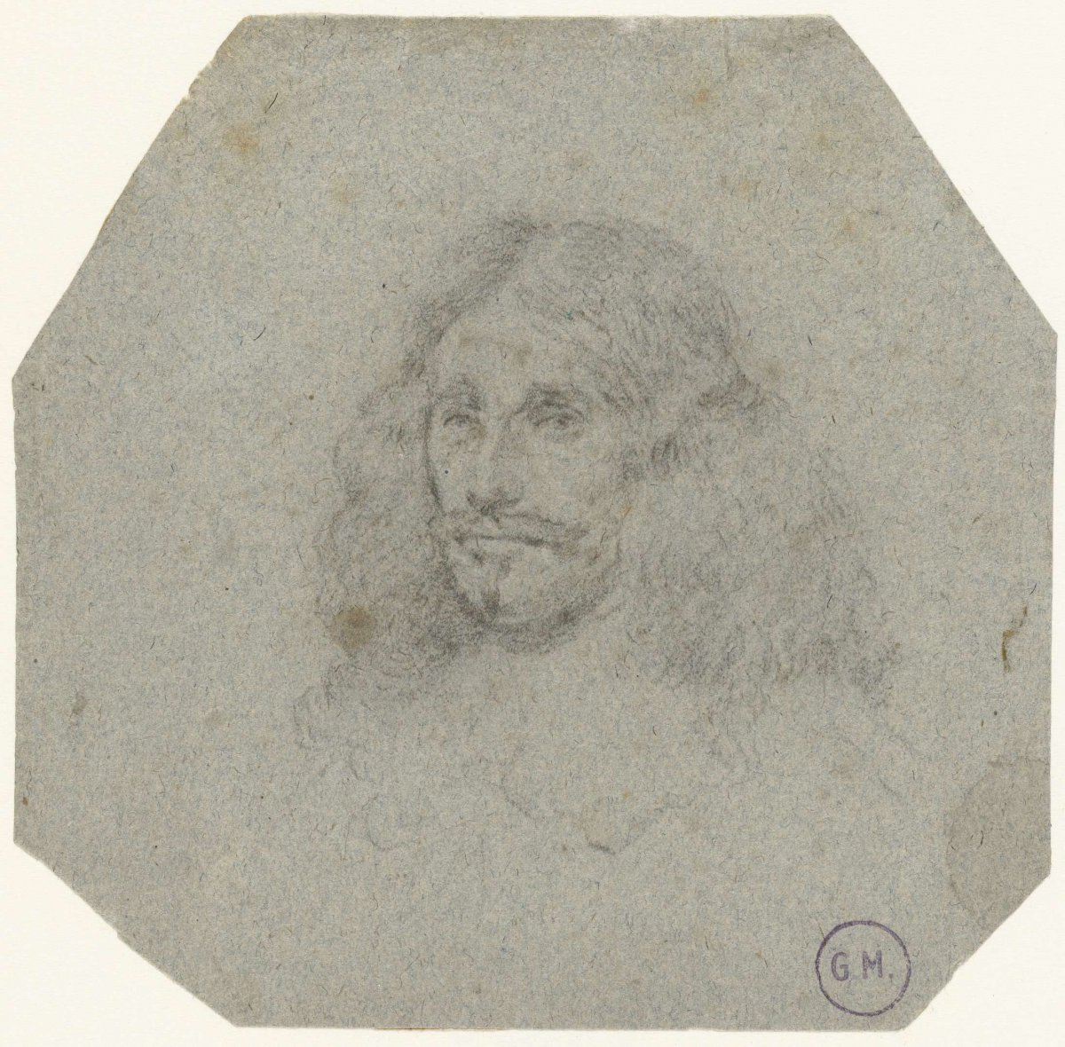 Portrait bust of a (Spanish?) gentleman, facing left, Gerard ter Borch (II), after c. 1645 - before c. 1649