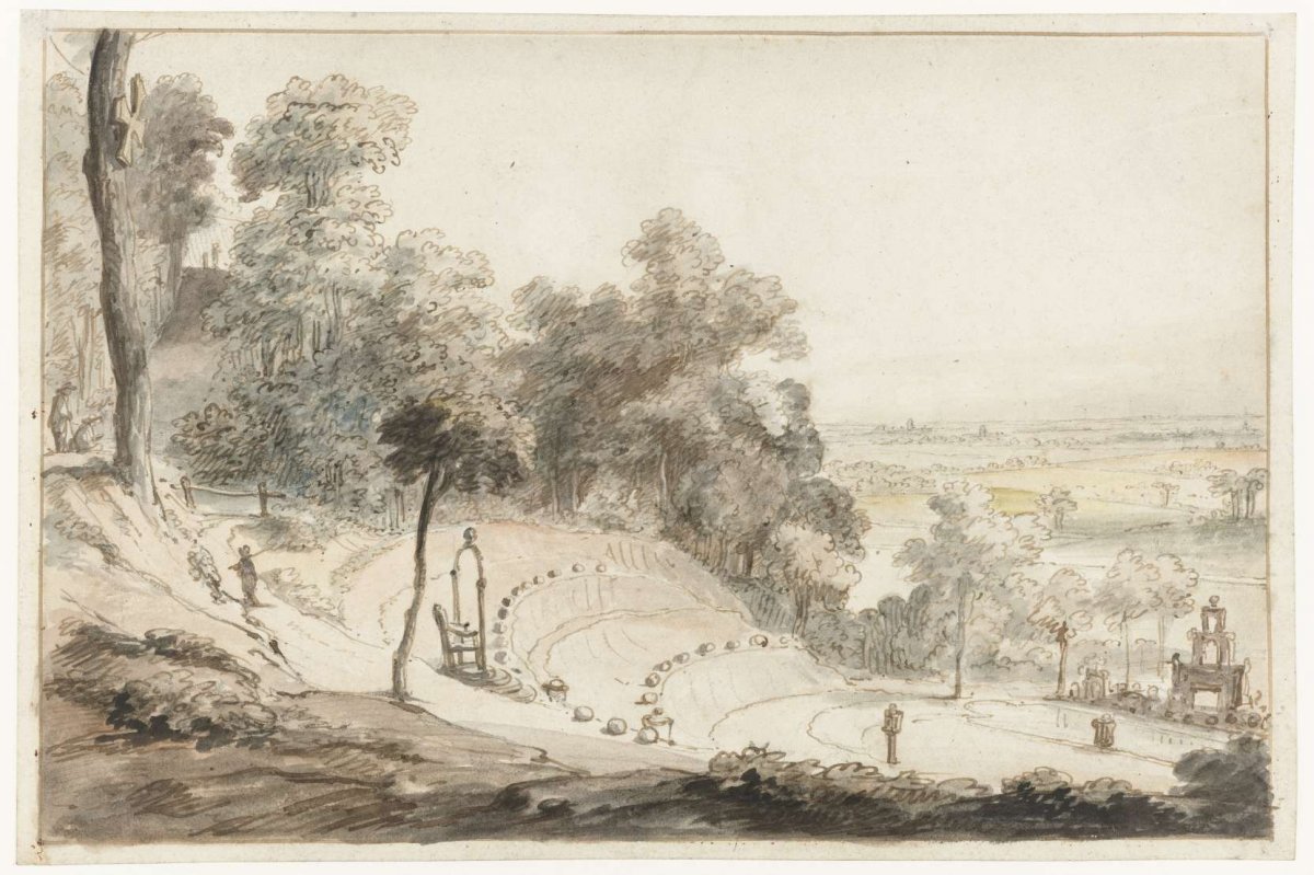 The Amphitheatre on the Springenberg in Cleves, Gerbrand van den Eeckhout, after 1660 - 1663