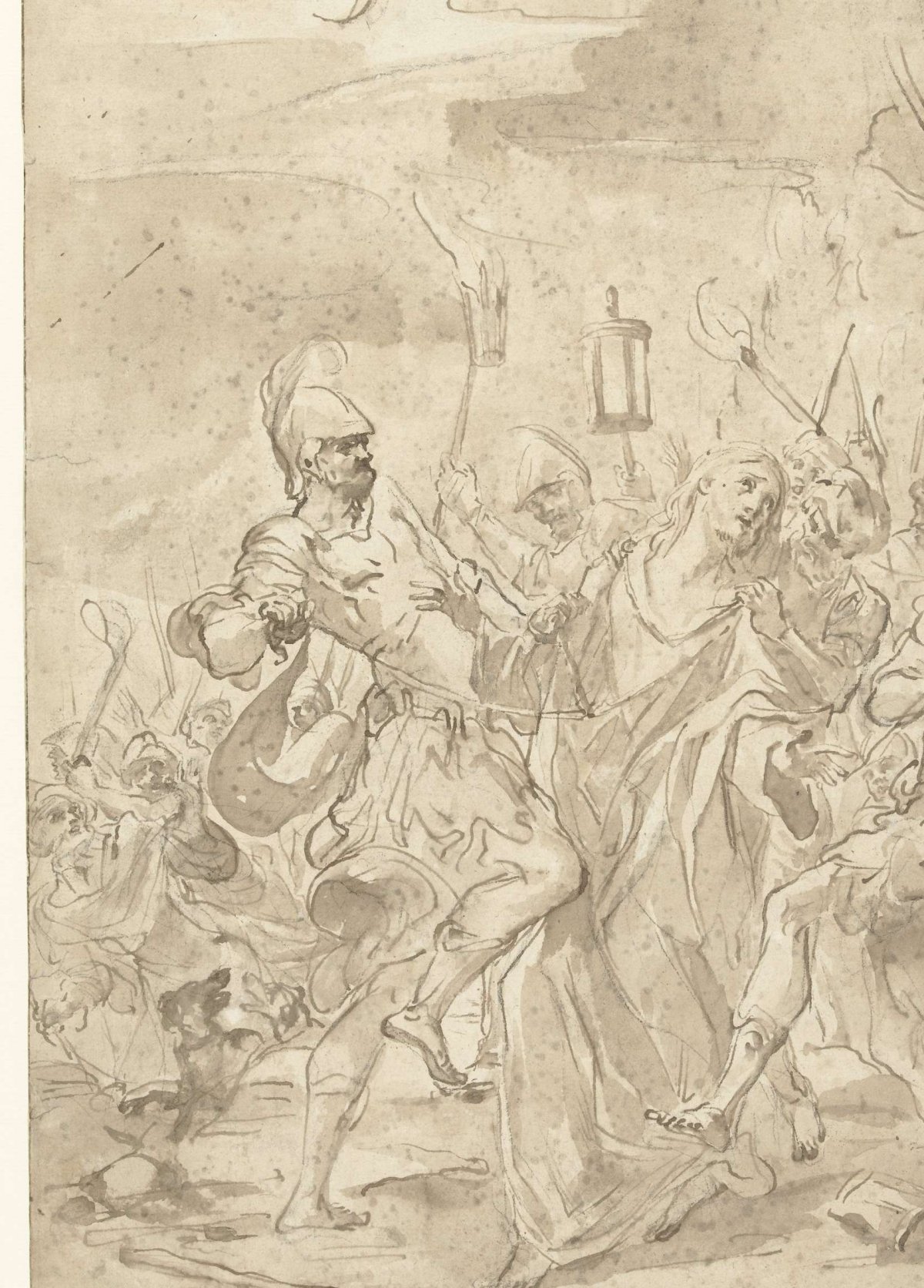The imprisonment of Christ, Gian Antonio Burrini, 1666 - 1727