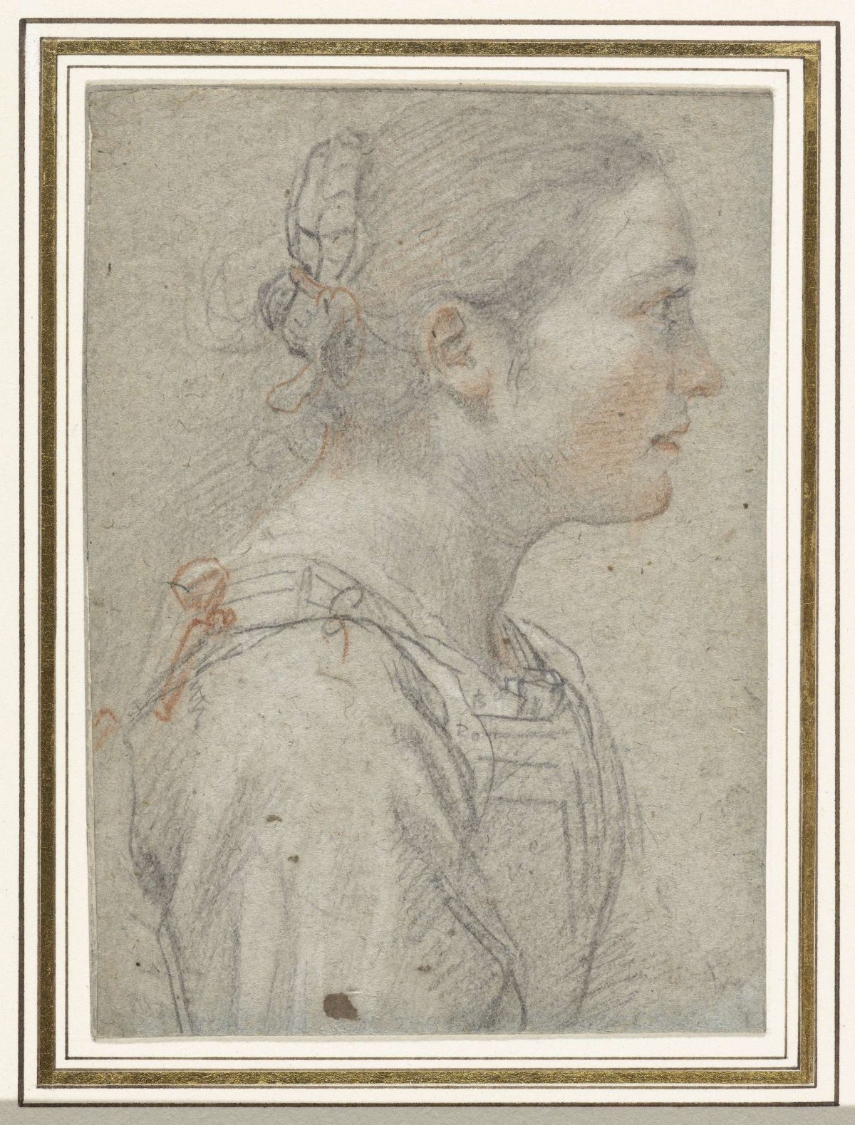 Portrait of an unknown young woman, Giovanni Mannozzi, 1620 - 1629
