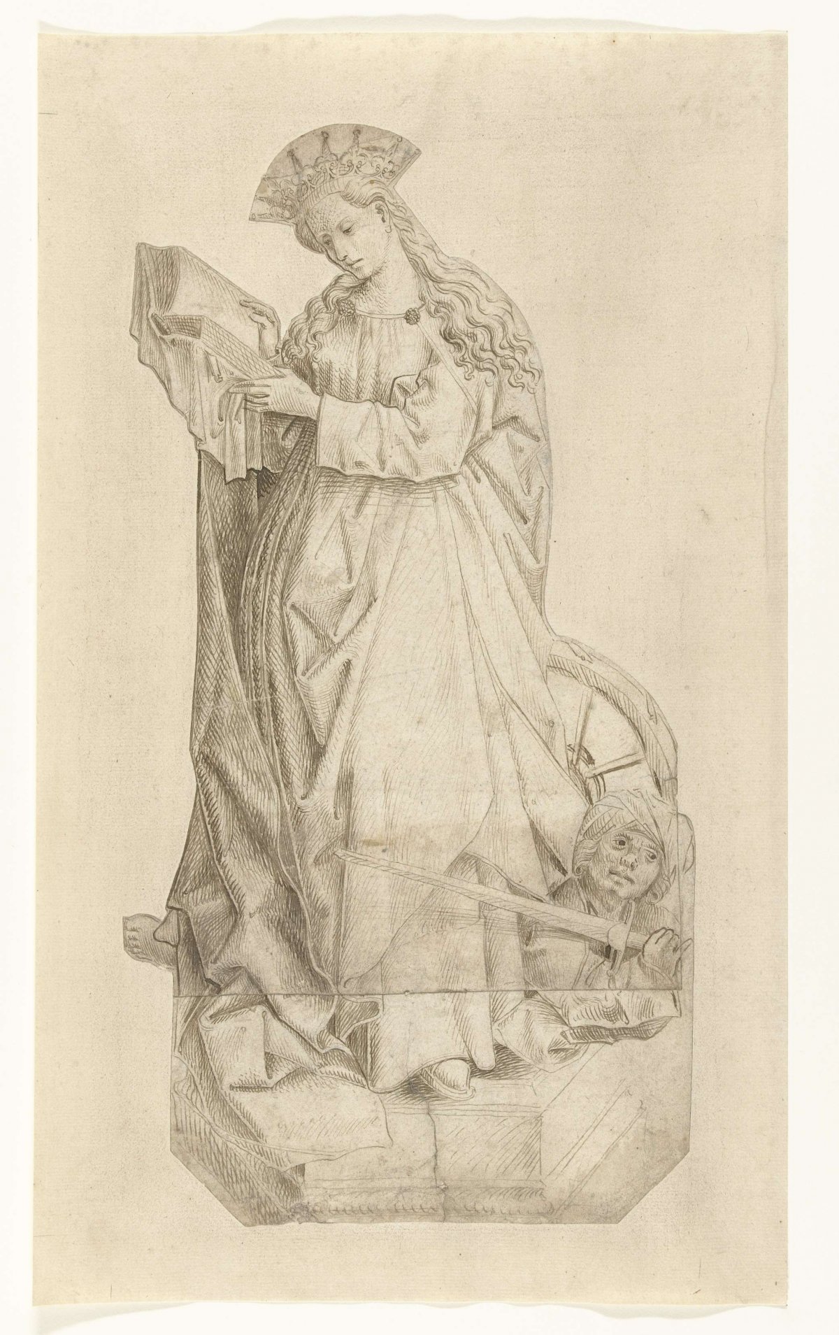 Saint Catherine, anonymous, c. 1450