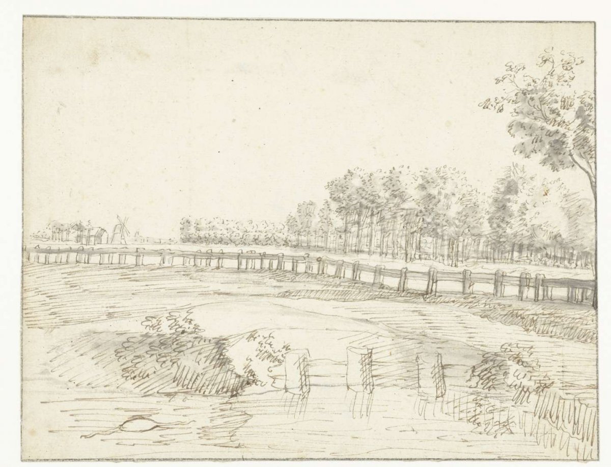 Landscape near Haarlem, anonymous, 1600 - 1699