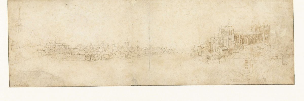 View of Lyon, anonymous, 1550 - 1560