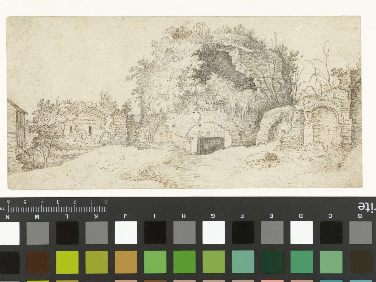 Antieke ruïnes, Paul Bril, 1600 - 1626