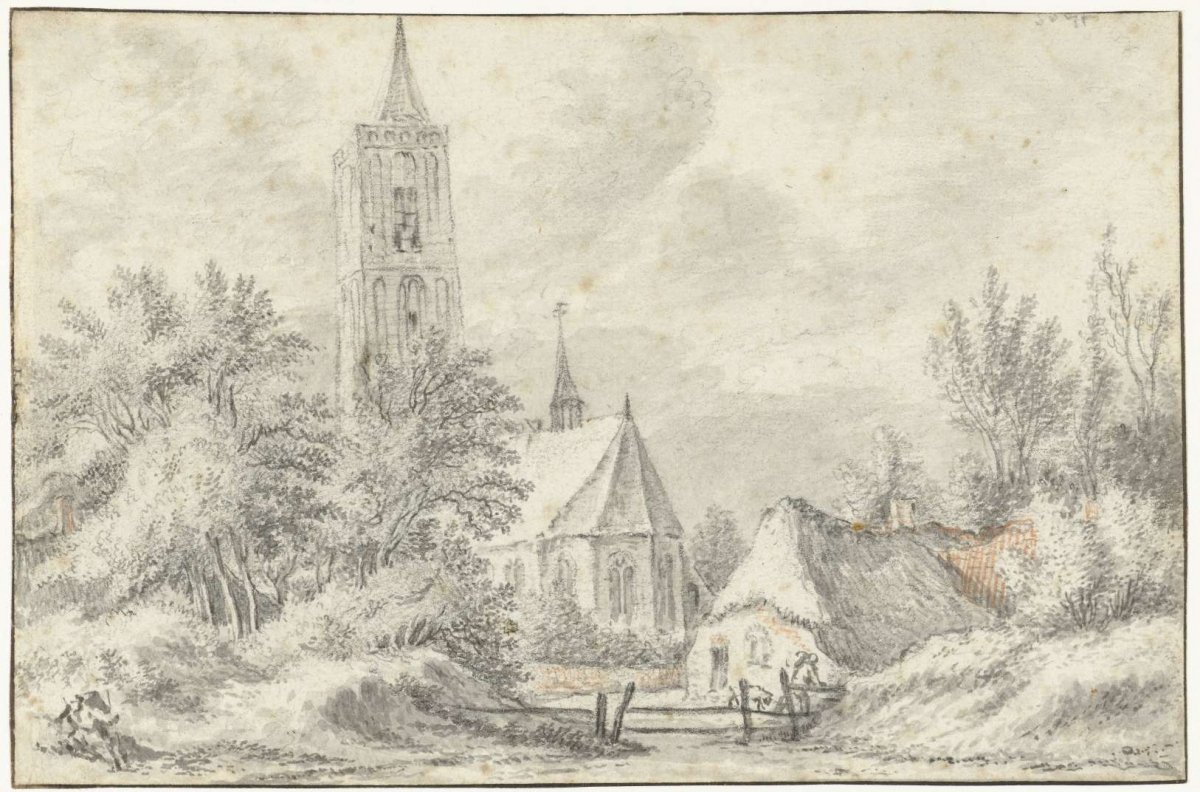 View of the church at Soest, Guillam Du Bois, 1648 - 1653