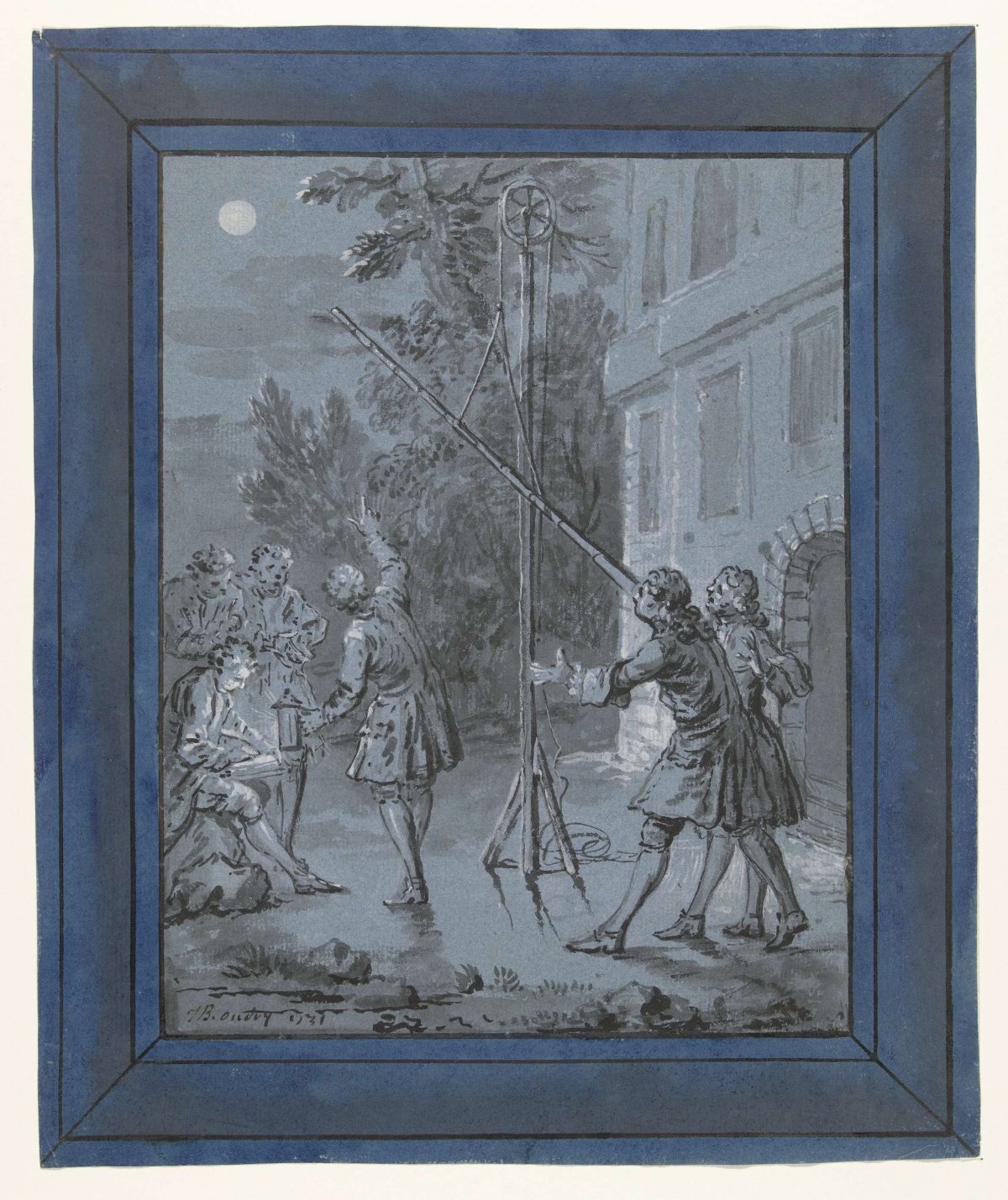 An animal in the moon / Un Animal dans la Lune, Jean-Baptiste Oudry, 1731