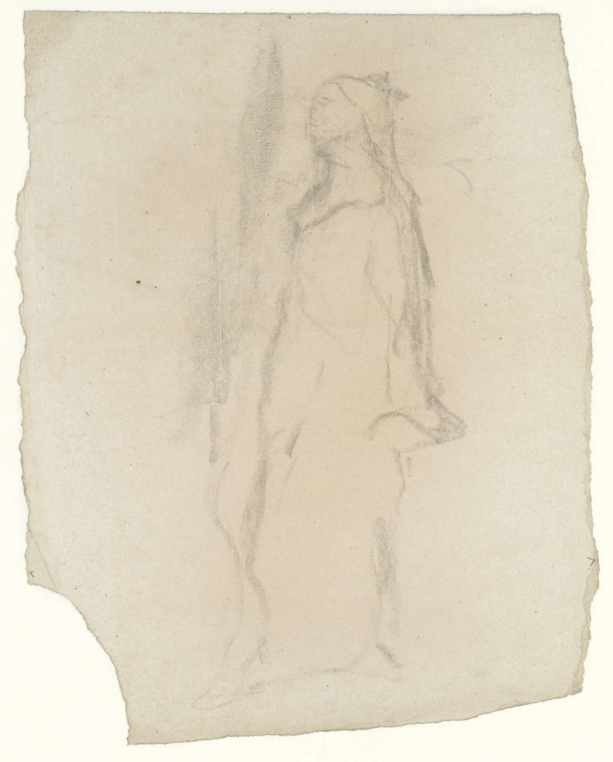 Study of a standing woman, Matthijs Maris, 1849 - 1917