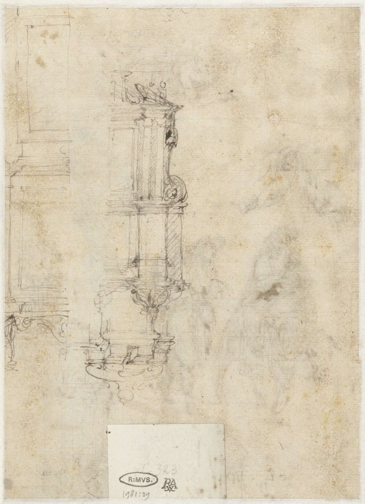 Architectuurstudies, anonymous, 1550 - 1599