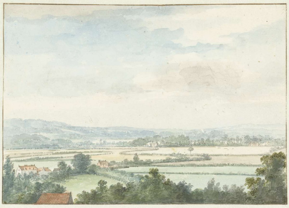 Landscape at Windsor, Aert Schouman, 1765