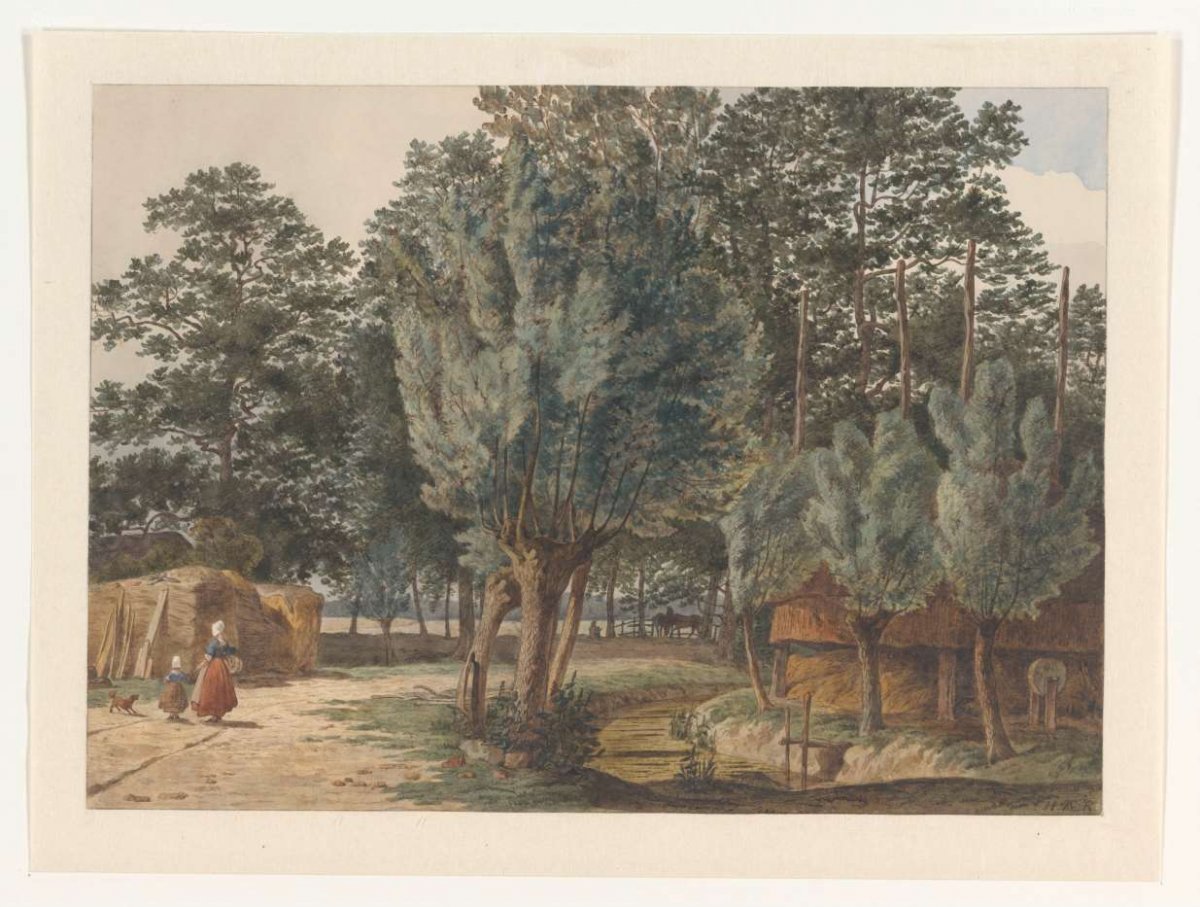 On the Houdringe estate near De Bilt, Hendrik Abraham Klinkhamer, 1860