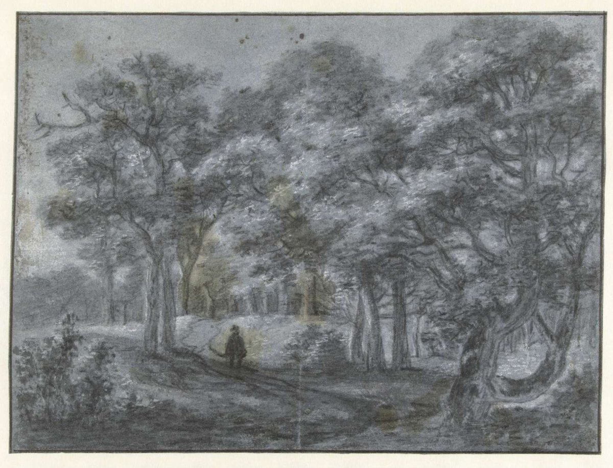 View into the Hague forest, Simon de Vlieger, 1610 - 1653