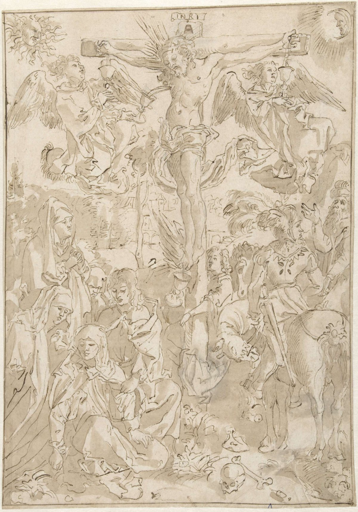 Christ on the cross, anonymous, c. 1500 - c. 1600