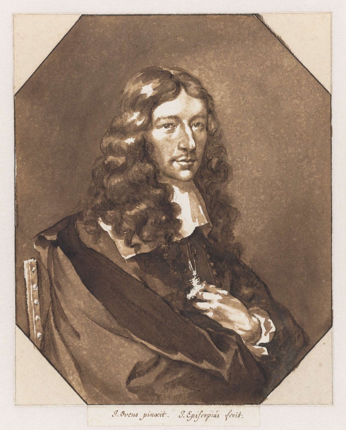 Portrait of Jan de Bisschop, Jan de Bisschop, 1657 - 1671