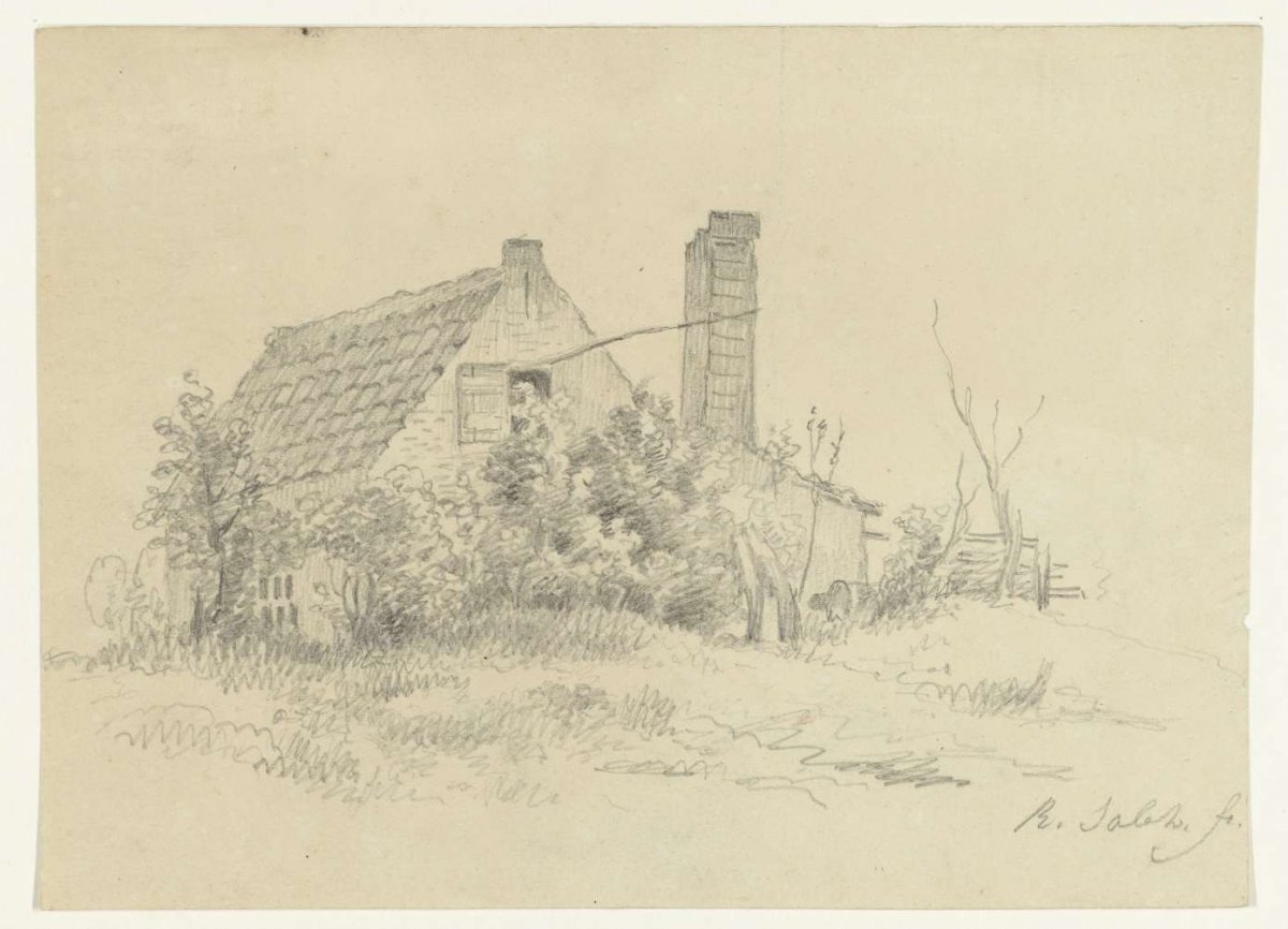 Old bakery in Maxen near Dresden, Raden Sarief Bastaman Saleh, c. 1824 - c. 1880