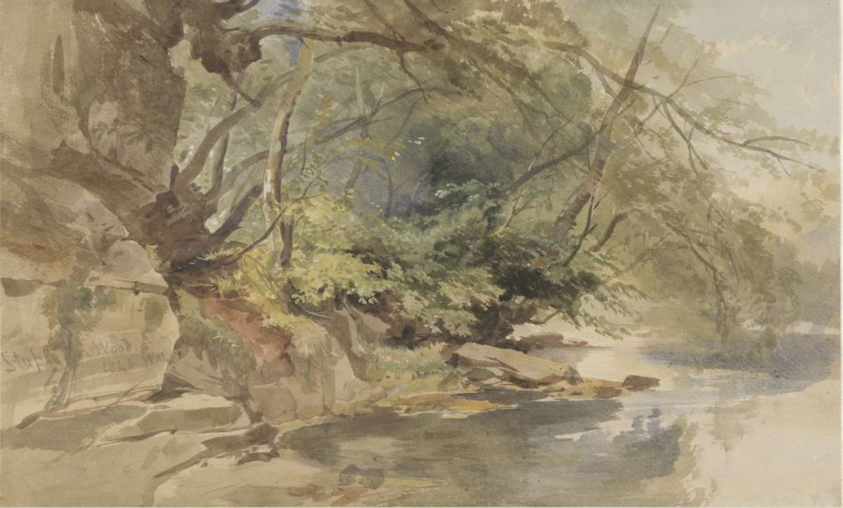 View in Stapleton Wood, near Bristol, William James Muller, 1843