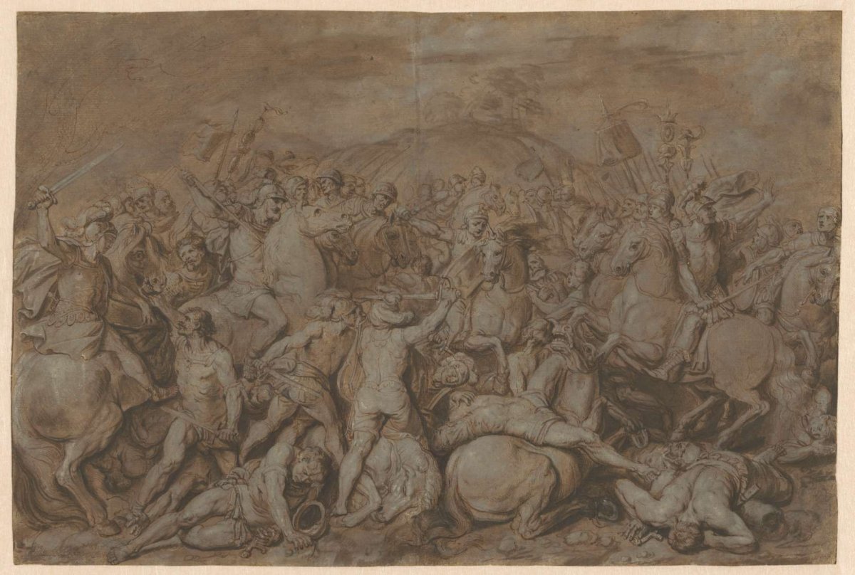 Horseshit in antiquity, anonymous, 1590 - 1610