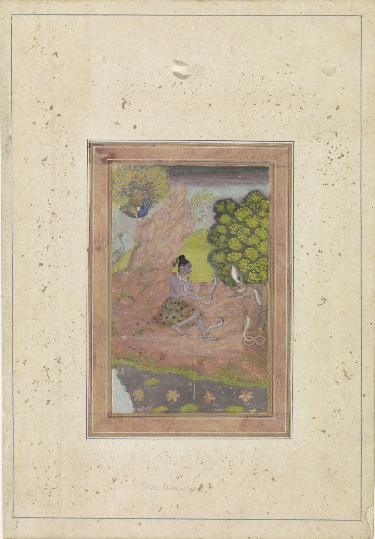 Asavari ragini, anonymous, 1600 - 1649