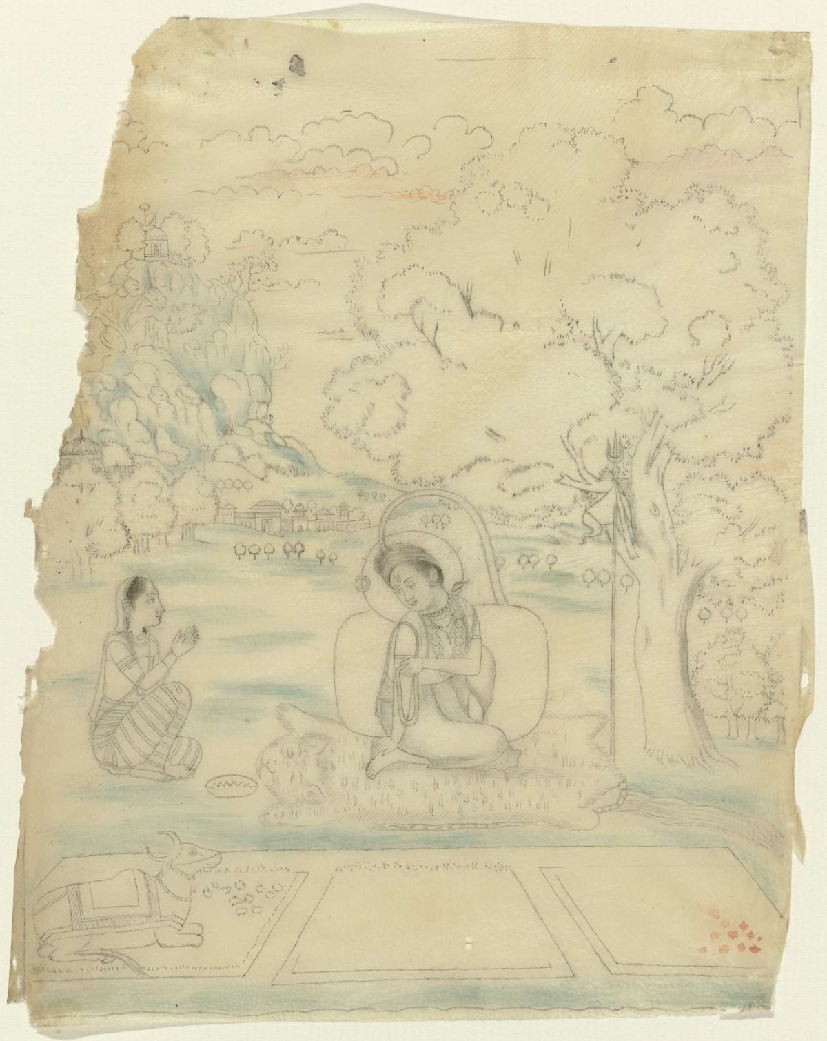 Bhairava ragini, anonymous, 1750 - 1770