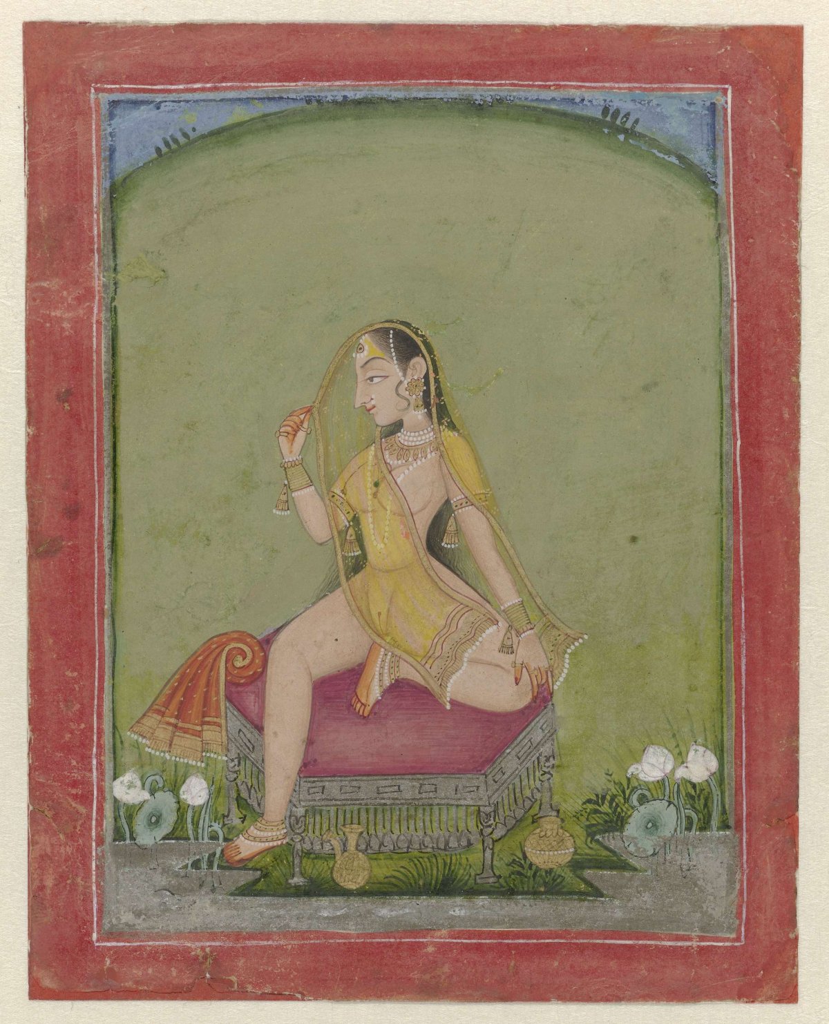 Dame na bad, anonymous, c. 1800