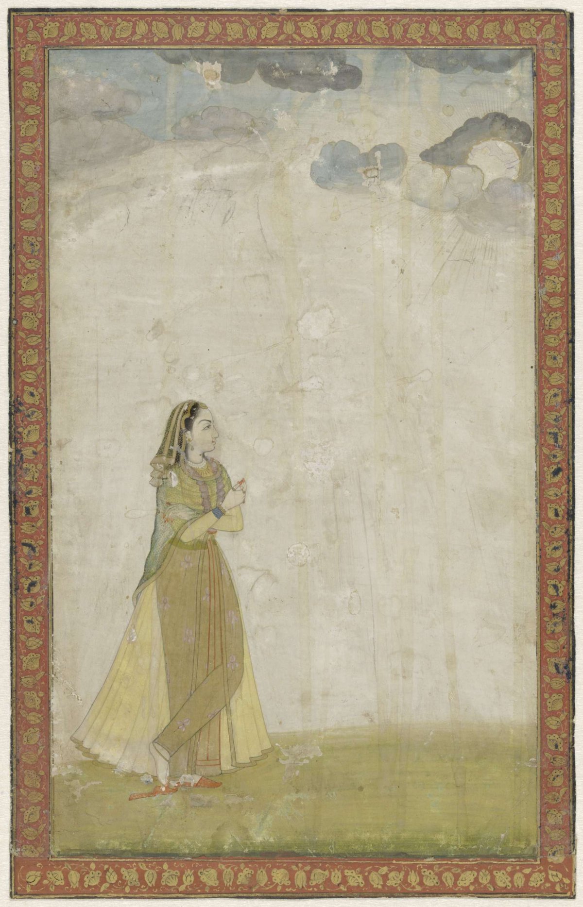 Standing lady, anonymous, 1740