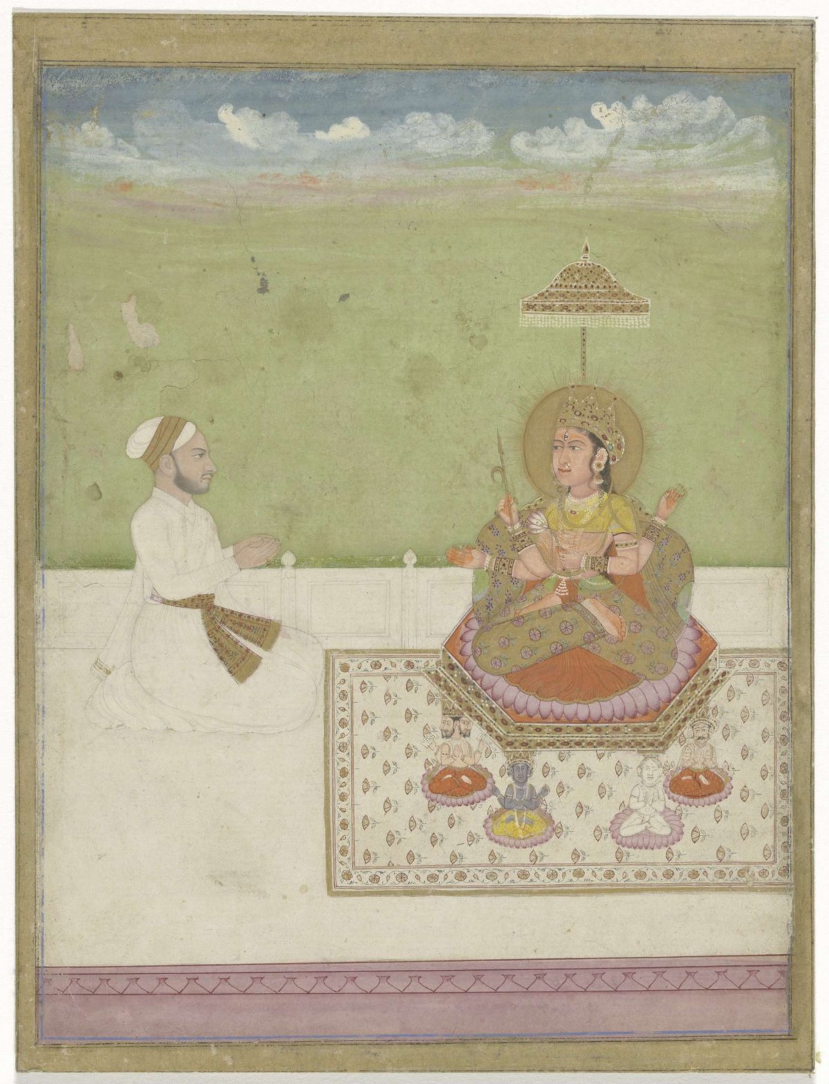 The goddess Tripurasundari, anonymous, 1750 - 1770