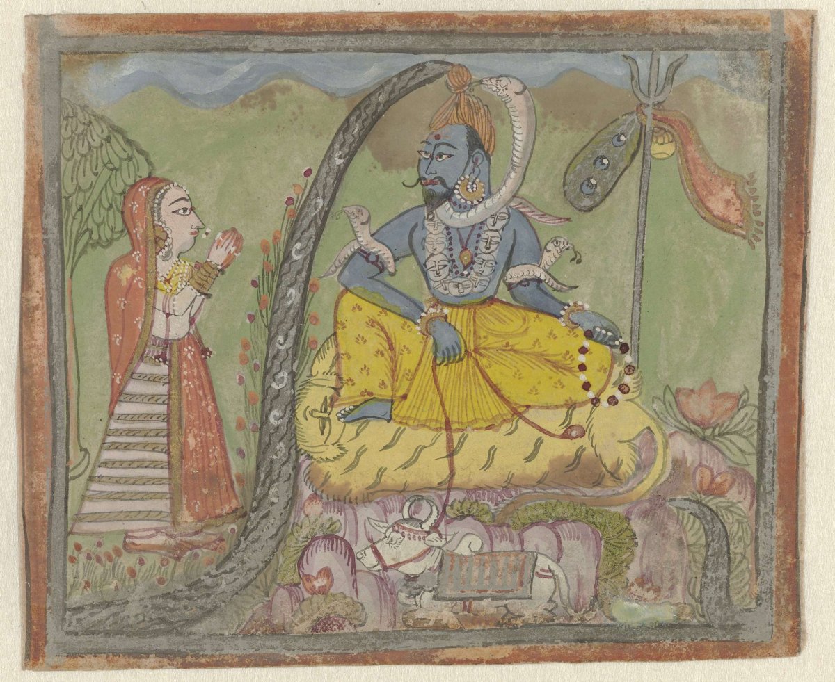 Shiva and Parvati, anonymous, 1810 - 1830