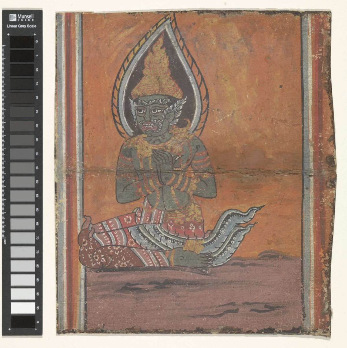 Zittende demon, anonymous, c. 1900 - 1993