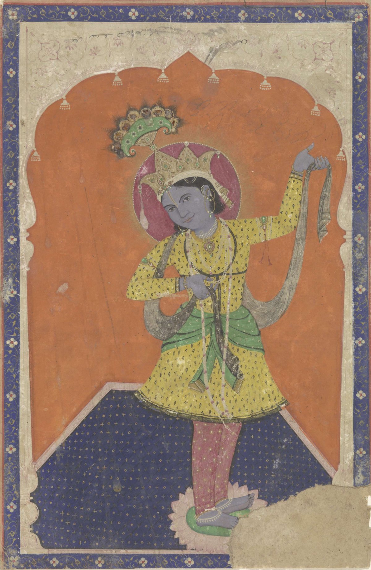 Dansende Krishna, anonymous, 1850