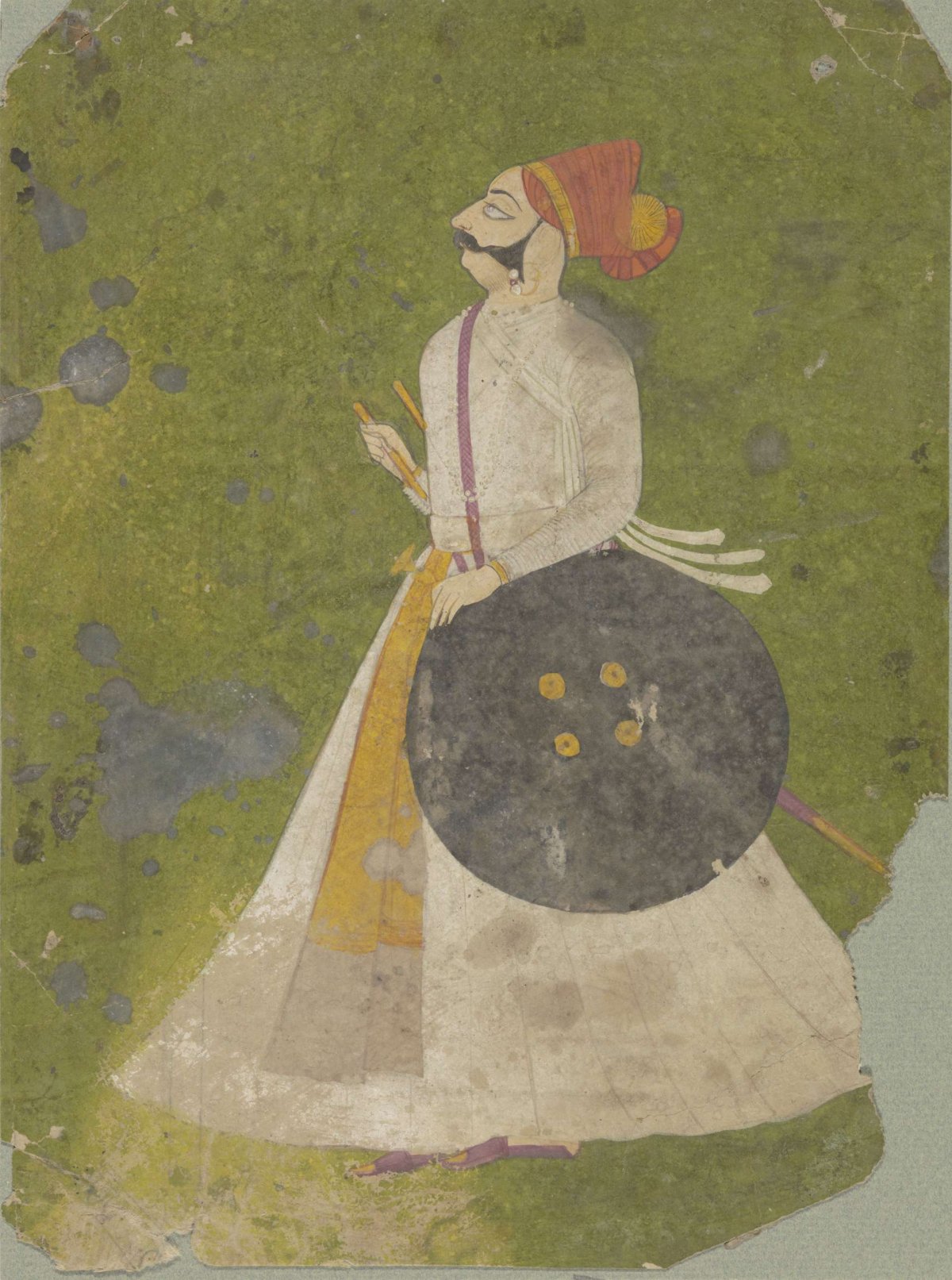 Standing warrior, anonymous, 1800