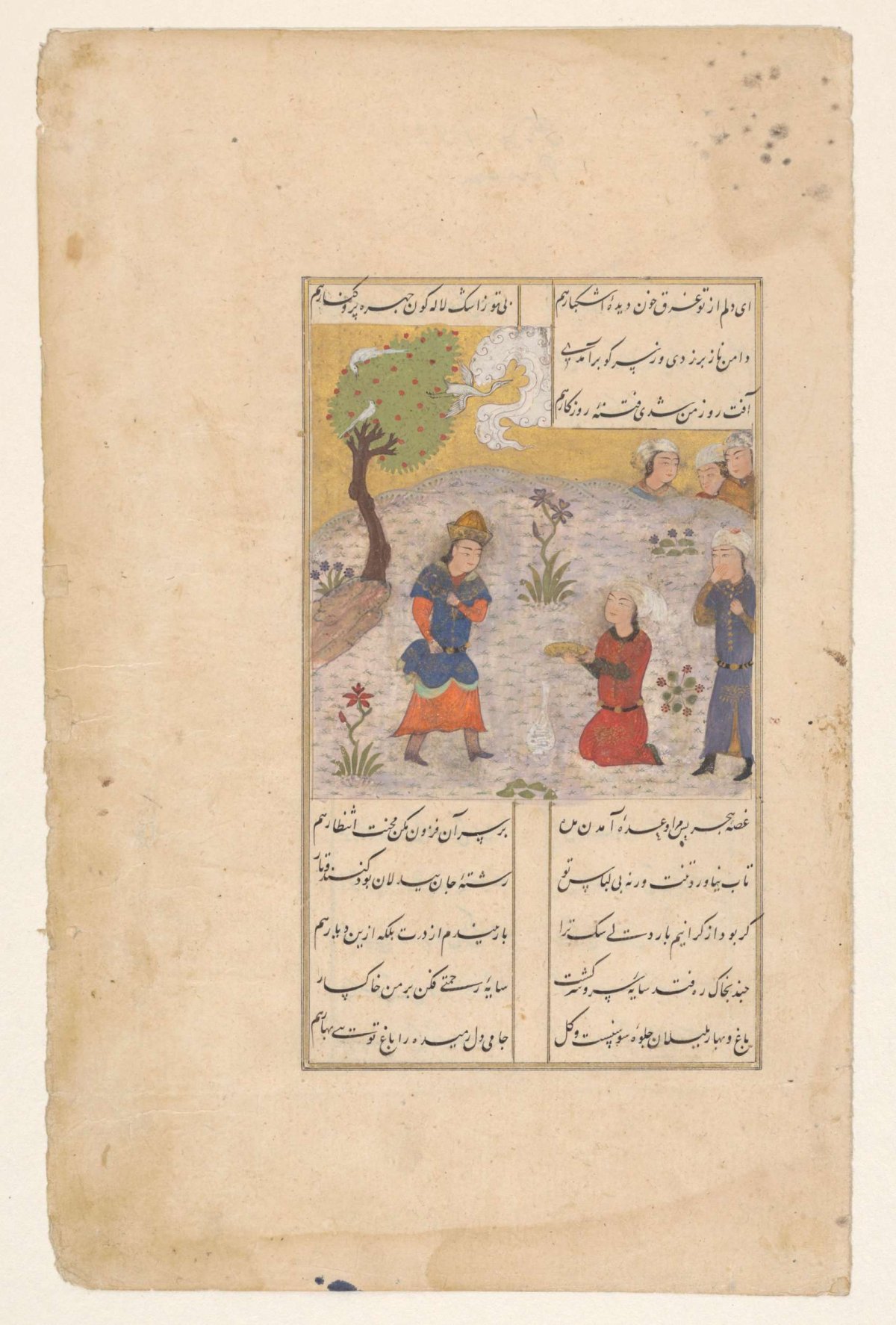Prins die geschenken ontvangt, anonymous, 1500 - 1600