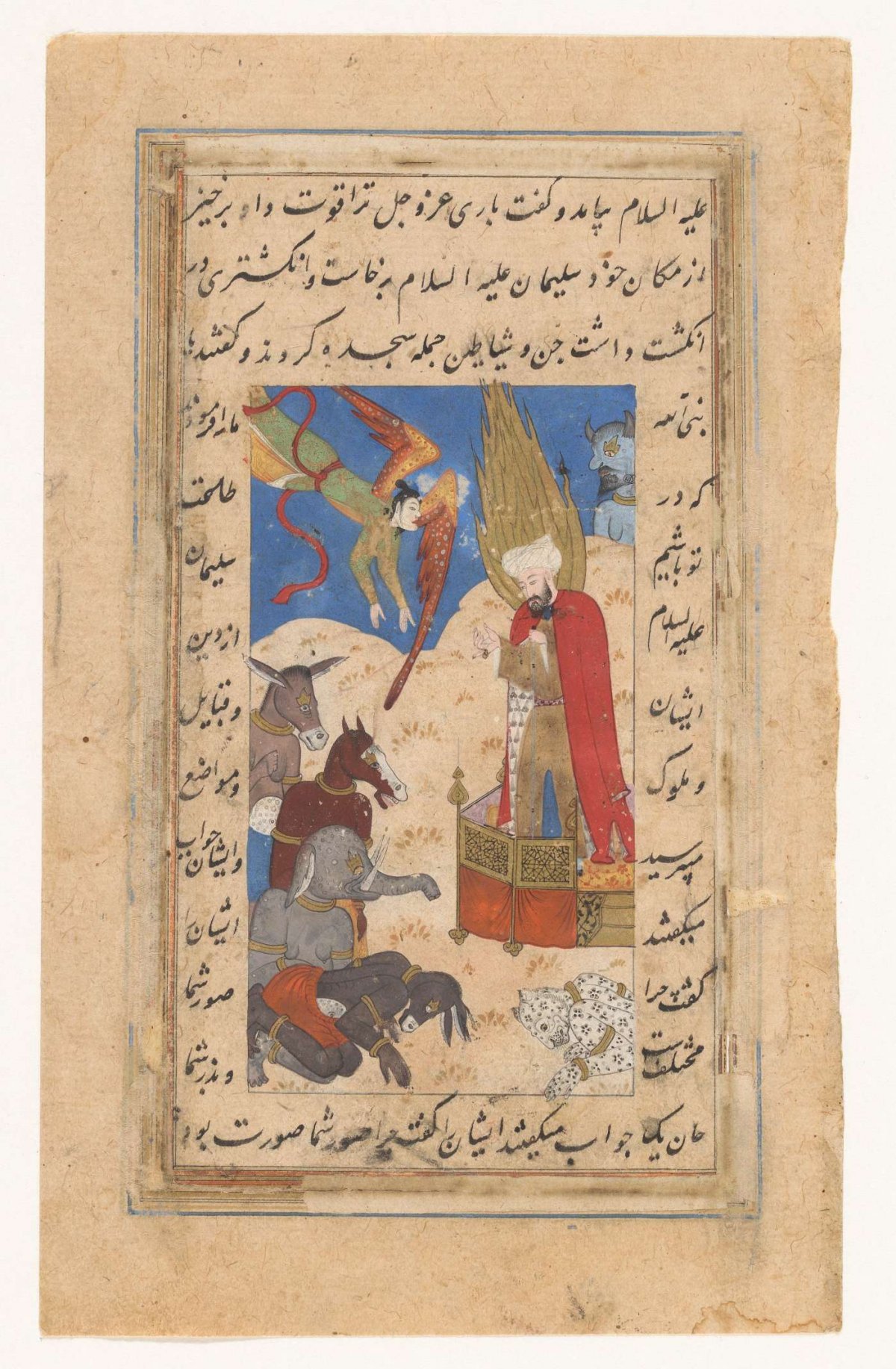 Prophet in the wilderness, anonymous, c. 1500 - c. 1800