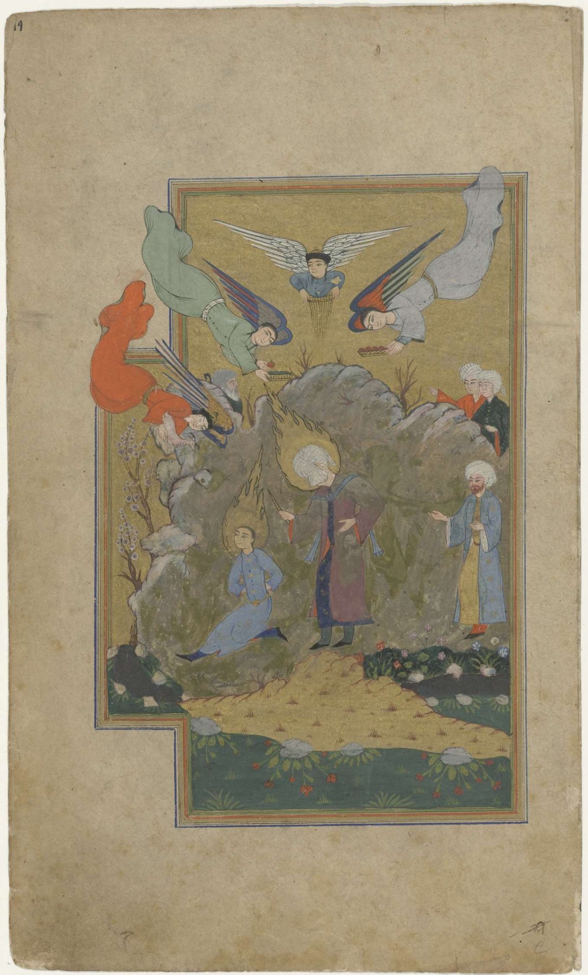 Ibrahim and the sacrifice of Ismail, anonymous, 1600 - 1700