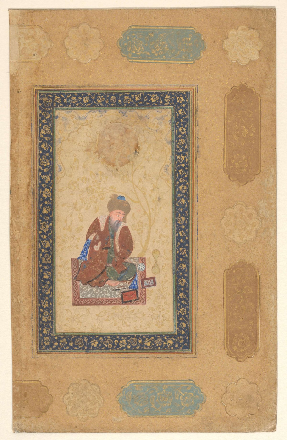 Simply dressed person with writing utensils, anonymous, 1500 - 1699