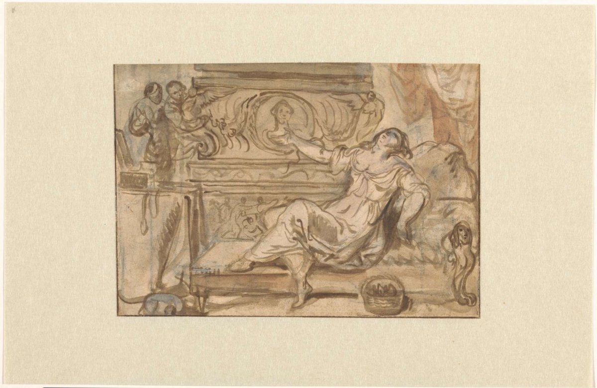 The death of Cleopatra, anonymous, 1600 - 1799
