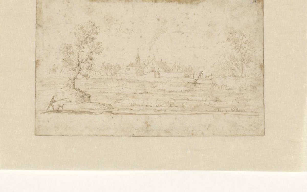 Village by the water, Albert Flamen, 1648 - 1669
