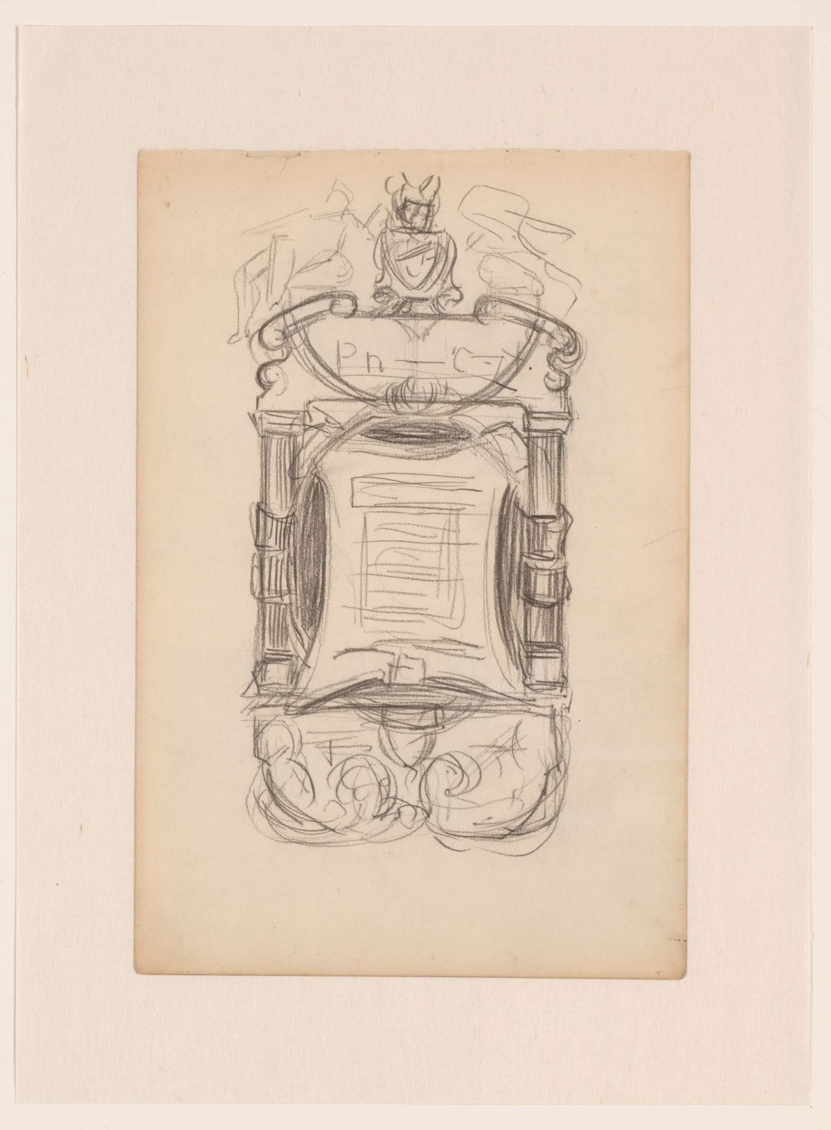 Design for a price list, Ernst Maximilian Büttinghausen, 1900 - 1902