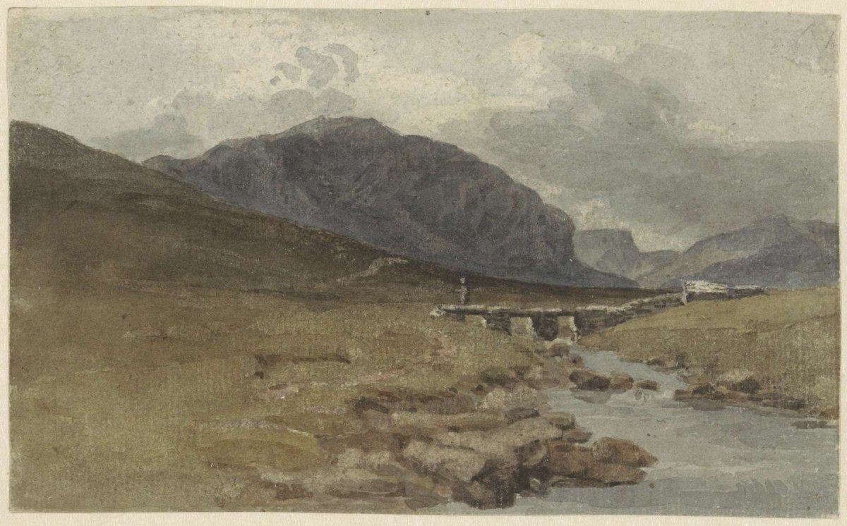 Landscape at Llyn Ogwen, Caernarvonshire (Wales), Joshua Cristall, 1778 - 1847