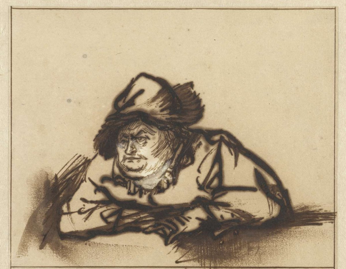 The Actor Willem Bartholsz Ruyter as a Peasant, Rembrandt van Rijn, c. 1638