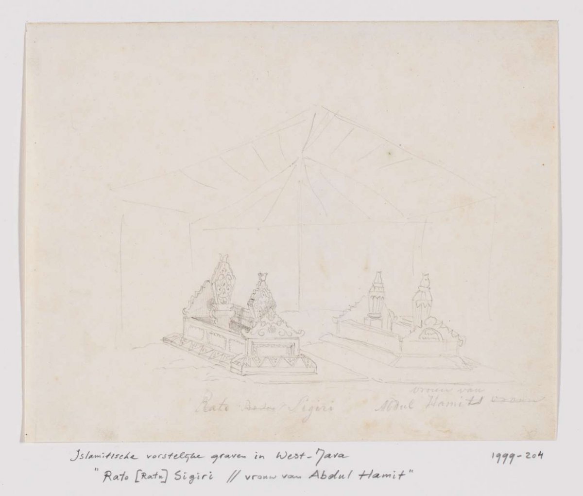 Islamitische vorstelijke graven in West-Java, Adrianus Johannes Bik, c. 1816 - c. 1846