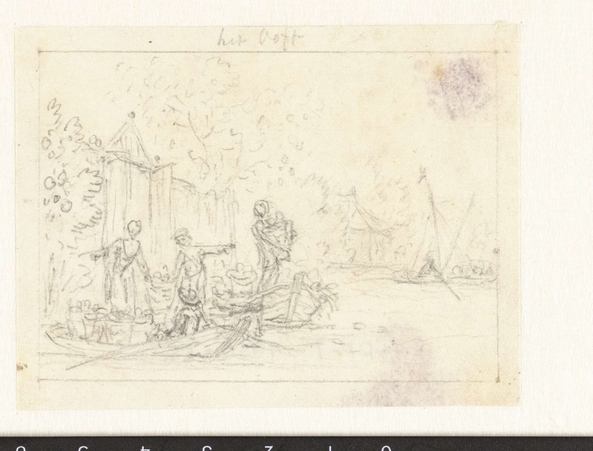 Taking away the fruit harvest, Simon Fokke, 1722 - c. 1784