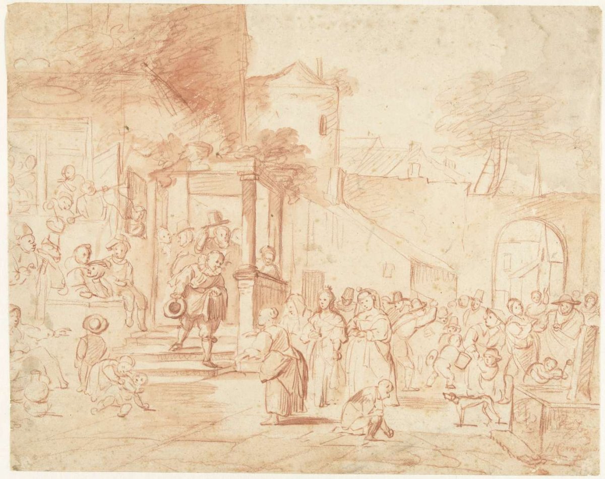 The Village Wedding, Hendrik Carré (II), 1775 - c. 1799
