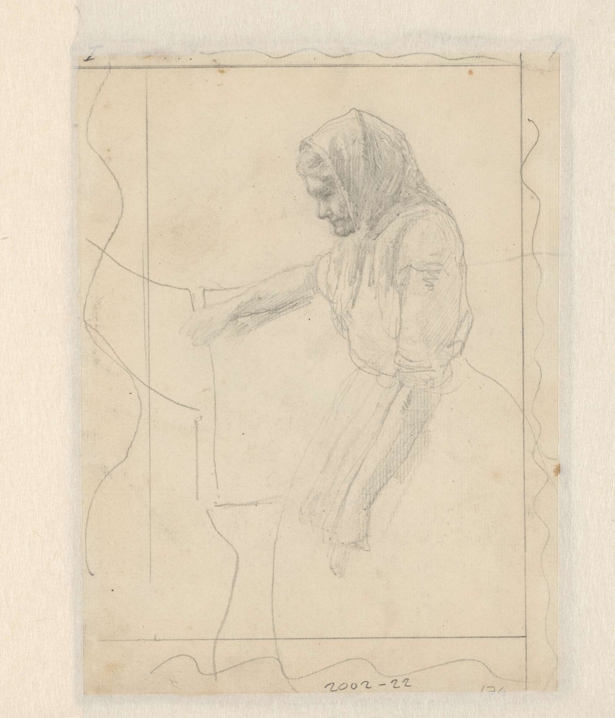 Old woman, Matthijs Maris, after 1849 - before 1917