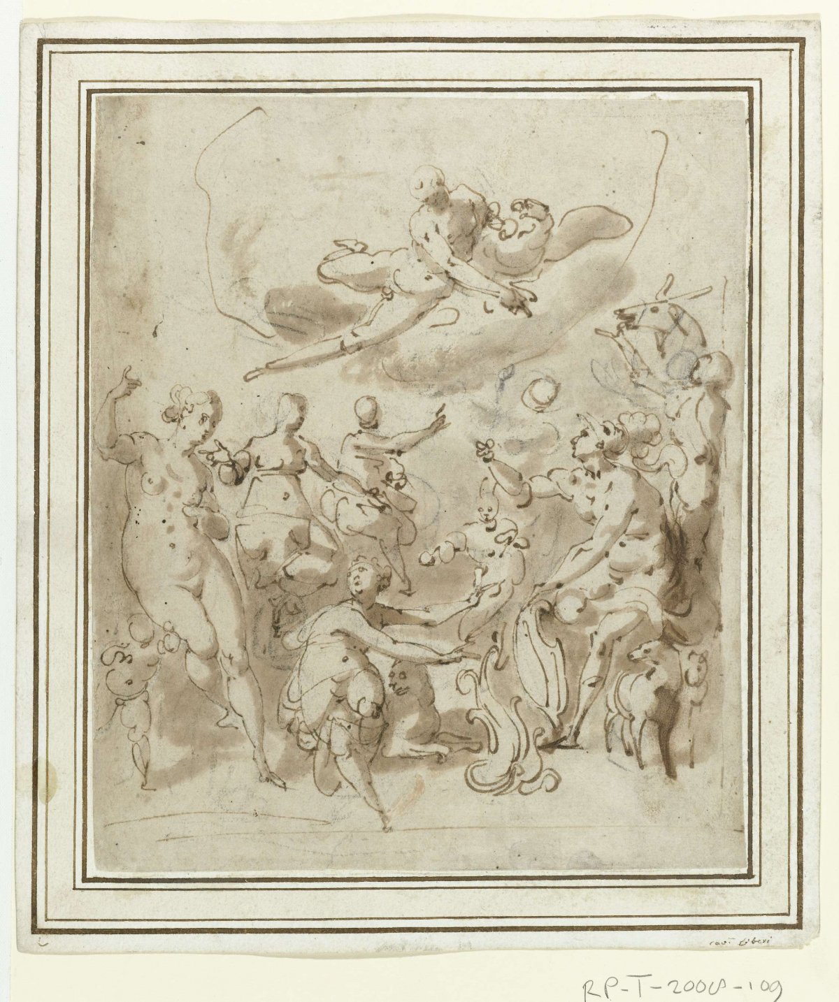 Allegory of courage, Jacopo Zucchi, c. 1567