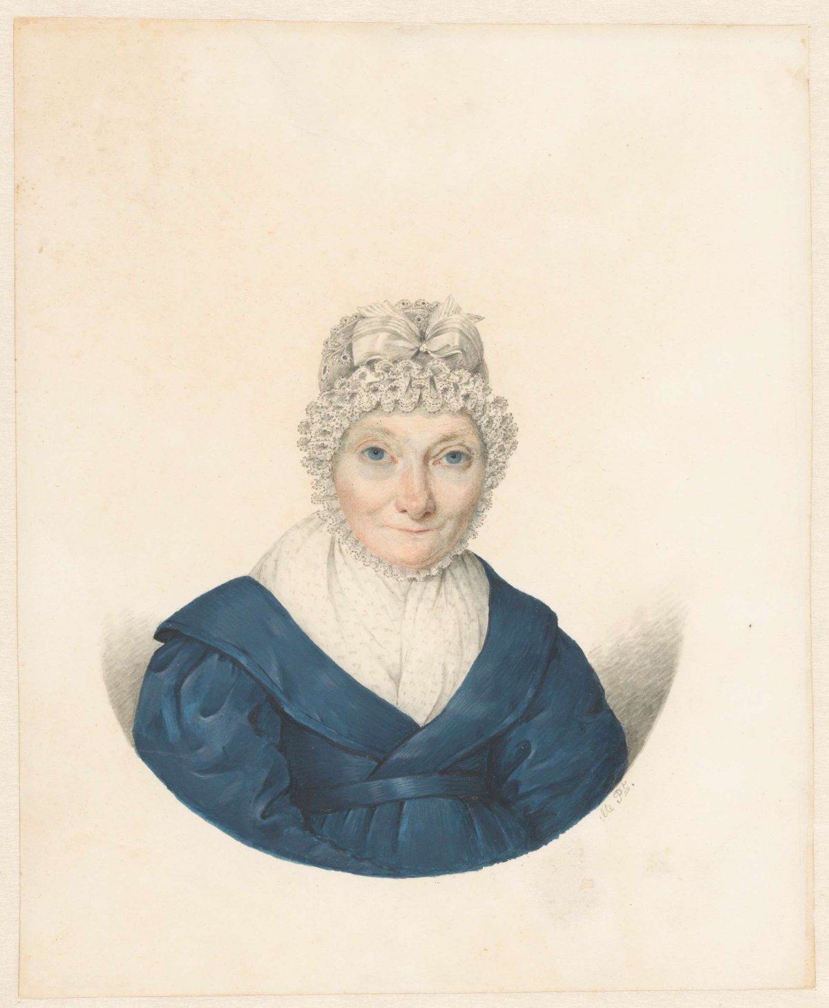 Portrait of woman, anonymous, 1750 - 1850