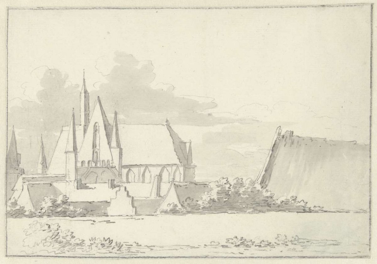 View of a church, anonymous, 1700 - 1800