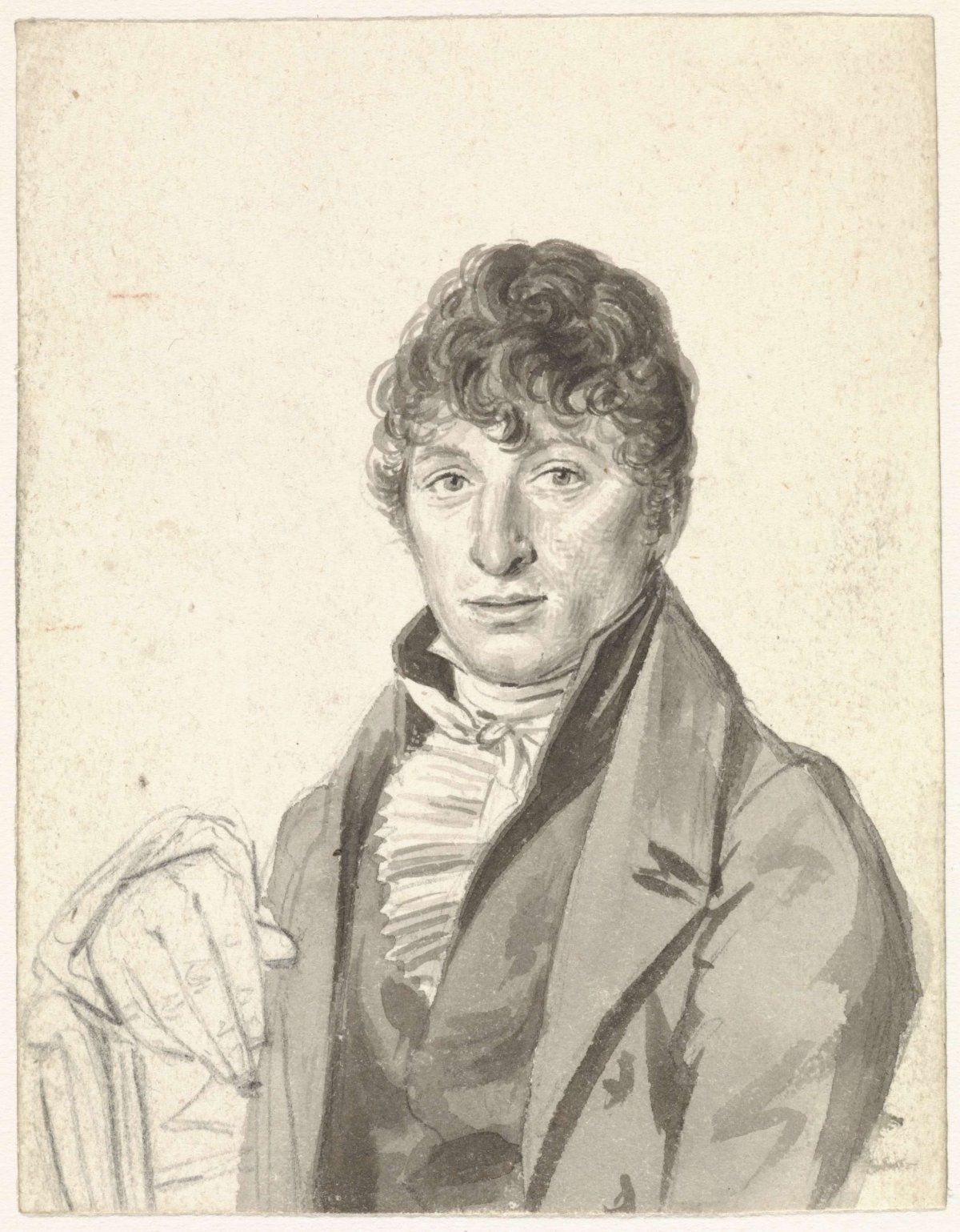 Portrait of Pieter Martinus Gregoor, Hendrik Willem Caspari, c. 1790 - c. 1829