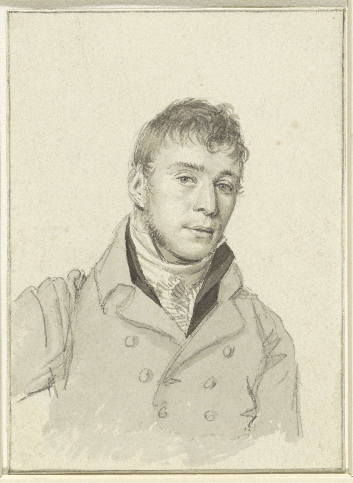 Portrait of Johan Christiaan Willem Saft, Hendrik Willem Caspari, 1780 - 1829