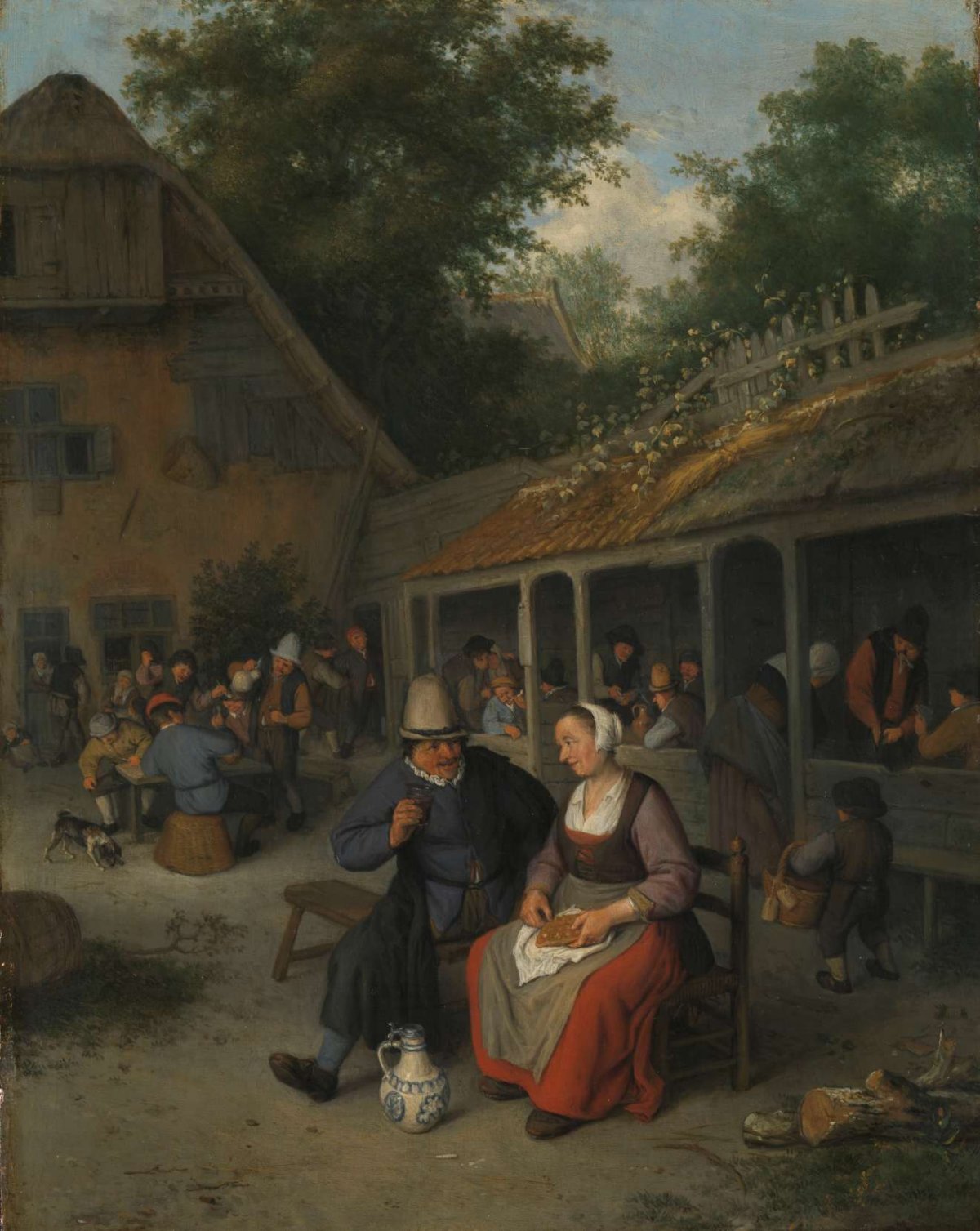 Country Inn, Cornelis Dusart, 1690
