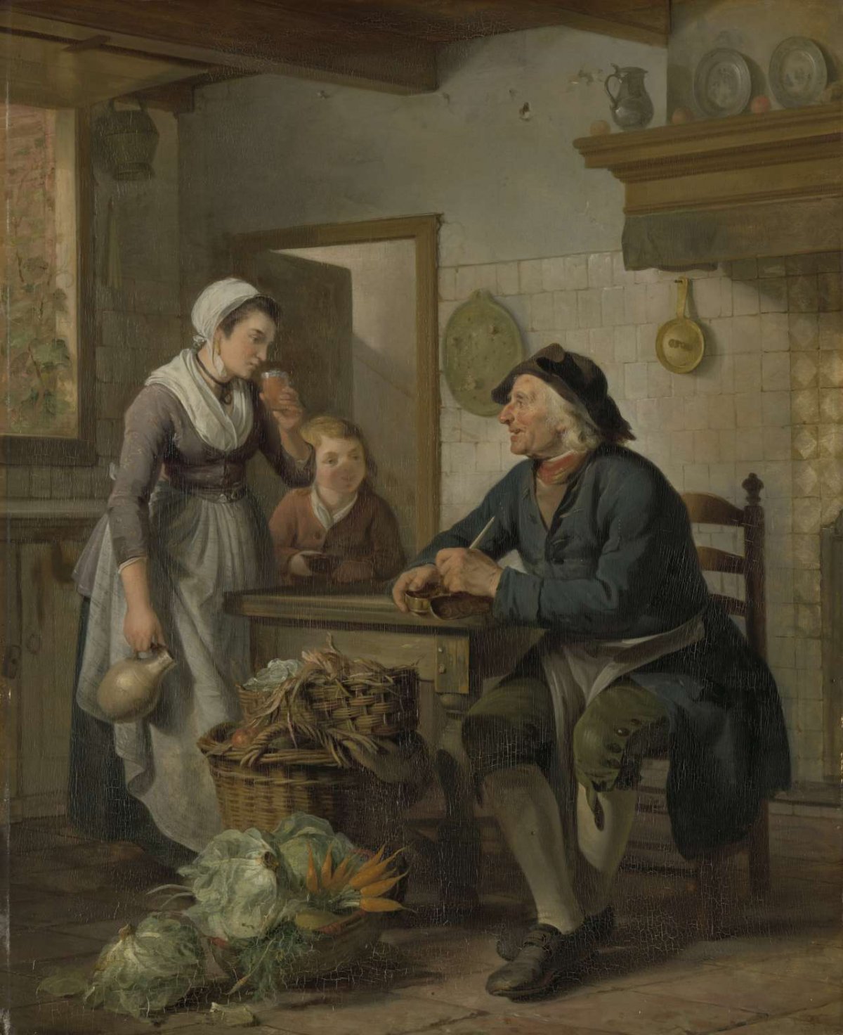 Morning Visit, Adriaan de Lelie, 1796