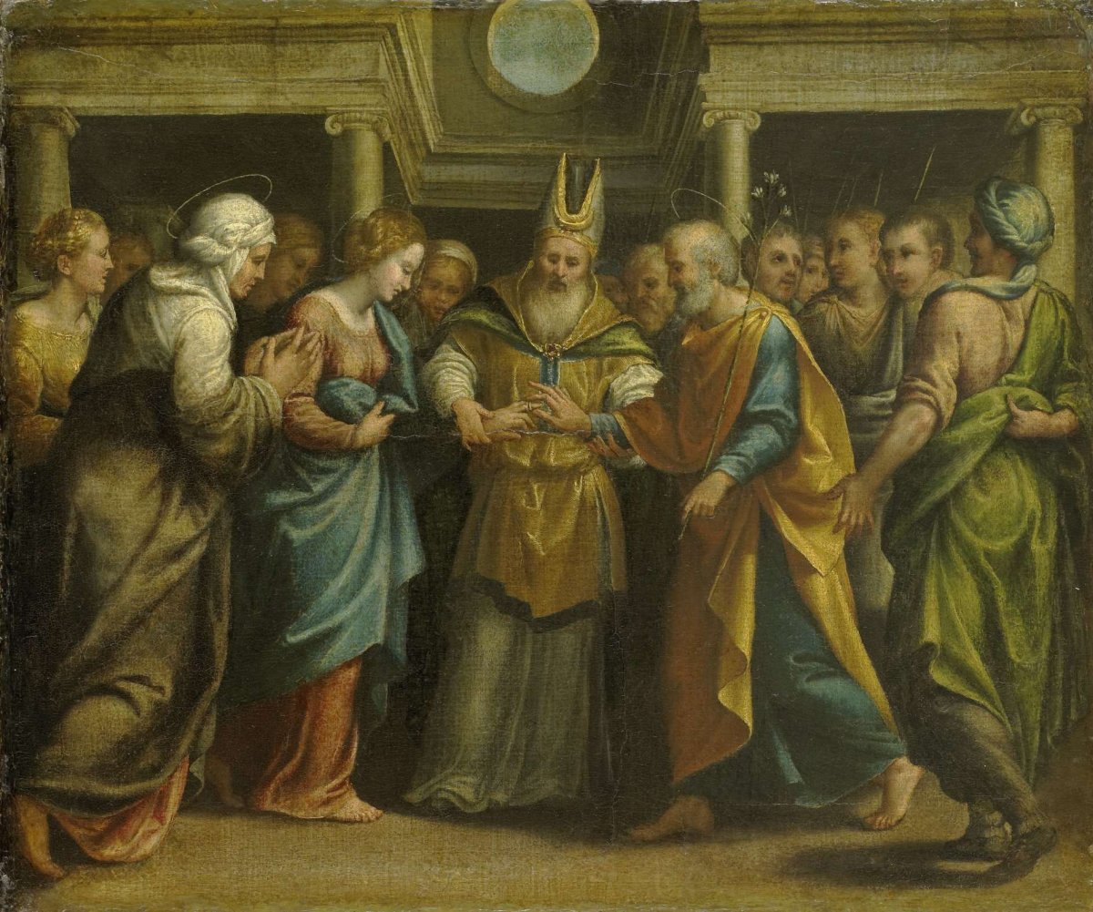 Marriage of Mary and Joseph, anonymous, 1525 - 1549